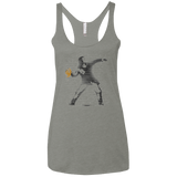T-Shirts Venetian Grey / X-Small GO LONG MARK Women's Triblend Racerback Tank