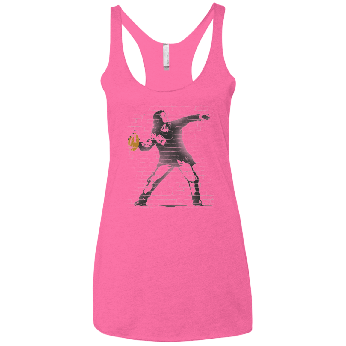 T-Shirts Vintage Pink / X-Small GO LONG MARK Women's Triblend Racerback Tank