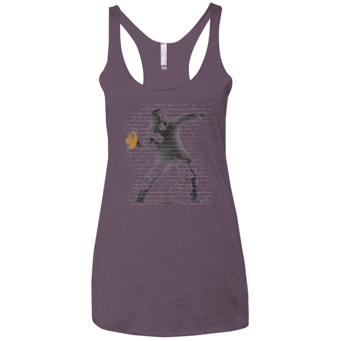 T-Shirts Vintage Purple / X-Small GO LONG MARK Women's Triblend Racerback Tank