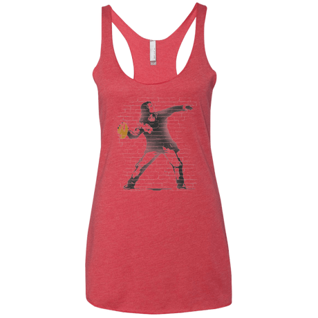 T-Shirts Vintage Red / X-Small GO LONG MARK Women's Triblend Racerback Tank