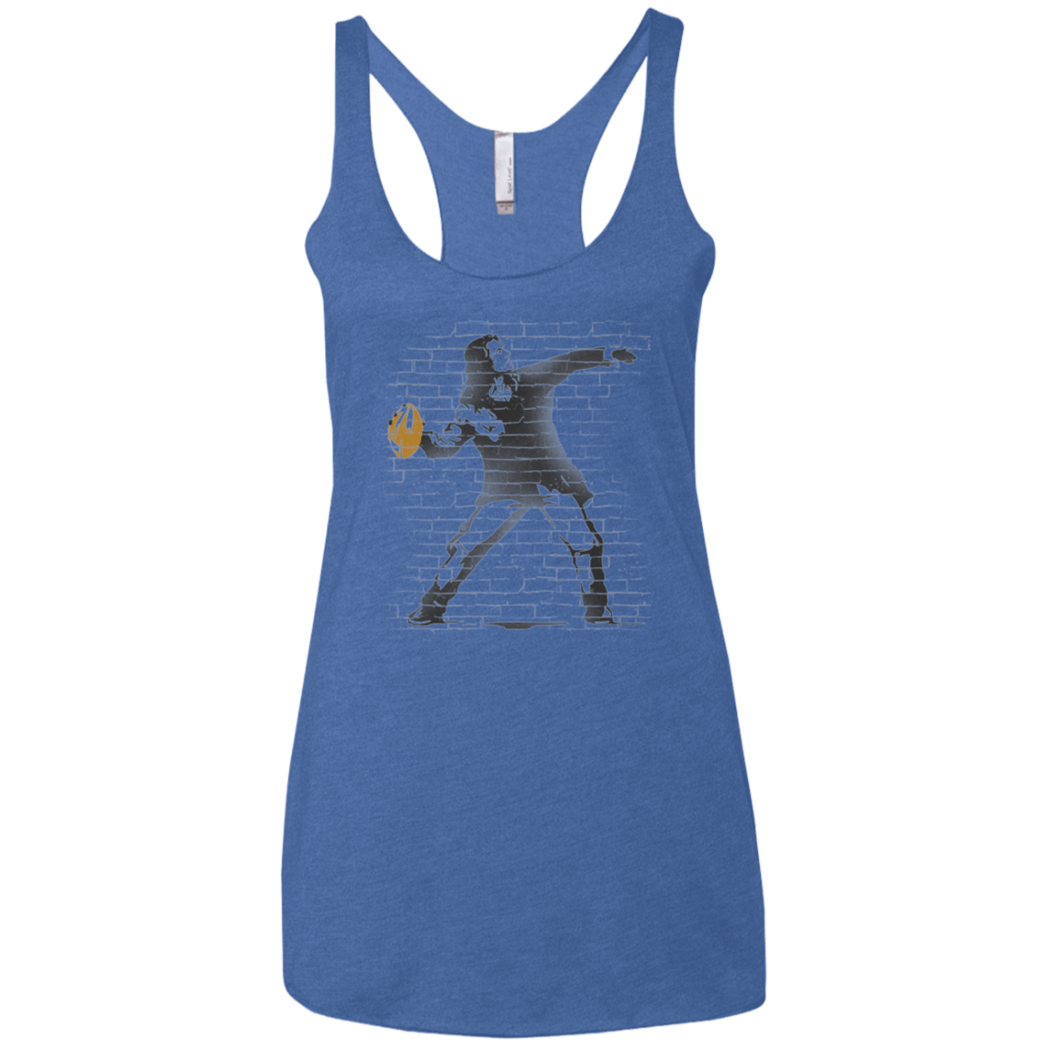 T-Shirts Vintage Royal / X-Small GO LONG MARK Women's Triblend Racerback Tank