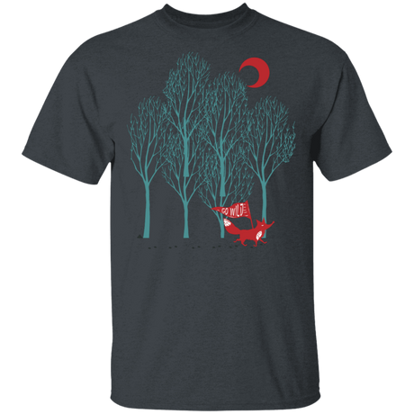 T-Shirts Dark Heather / S Go Wild Fox Trot T-Shirt