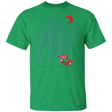 T-Shirts Irish Green / S Go Wild Fox Trot T-Shirt