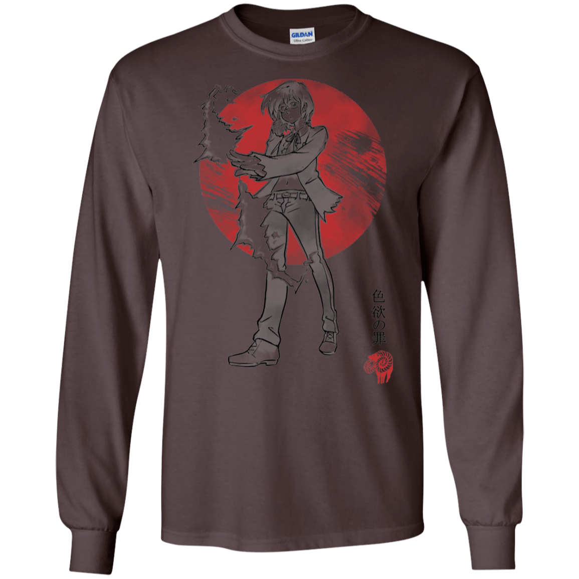 T-Shirts Dark Chocolate / S Goat Lust Men's Long Sleeve T-Shirt