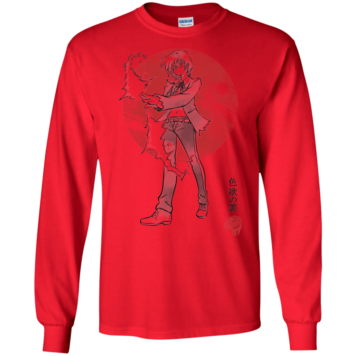 T-Shirts Red / S Goat Lust Men's Long Sleeve T-Shirt