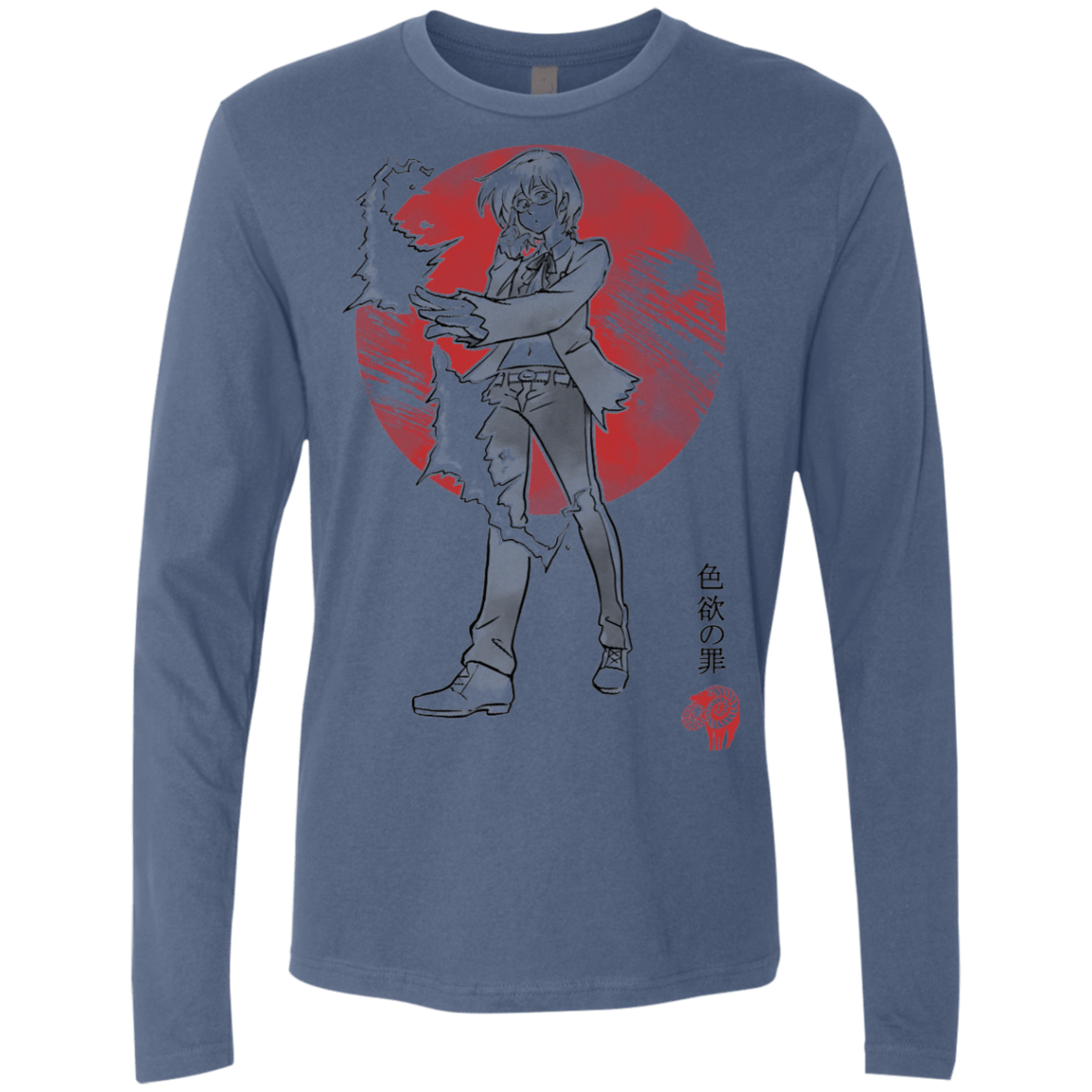 T-Shirts Indigo / S Goat Lust Men's Premium Long Sleeve