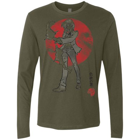 T-Shirts Military Green / S Goat Lust Men's Premium Long Sleeve