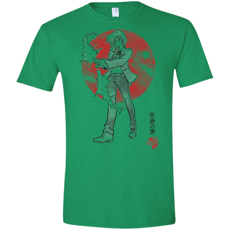 T-Shirts Heather Irish Green / S Goat Lust Men's Semi-Fitted Softstyle