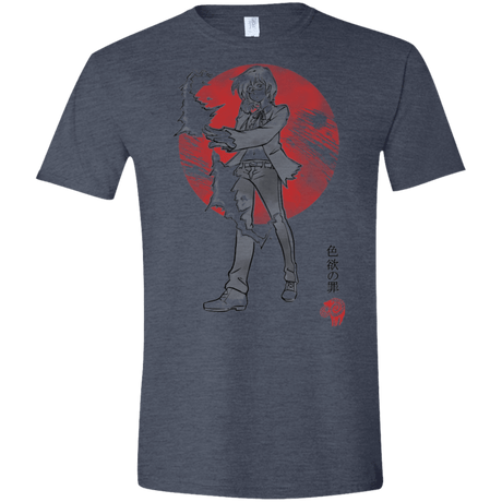 T-Shirts Heather Navy / S Goat Lust Men's Semi-Fitted Softstyle