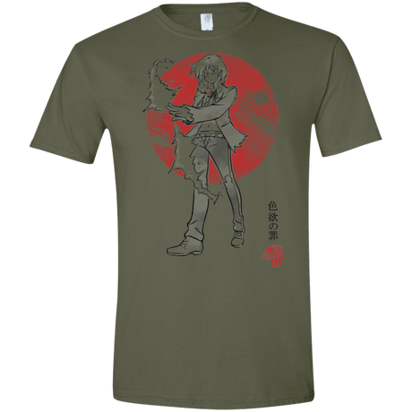 T-Shirts Military Green / S Goat Lust Men's Semi-Fitted Softstyle