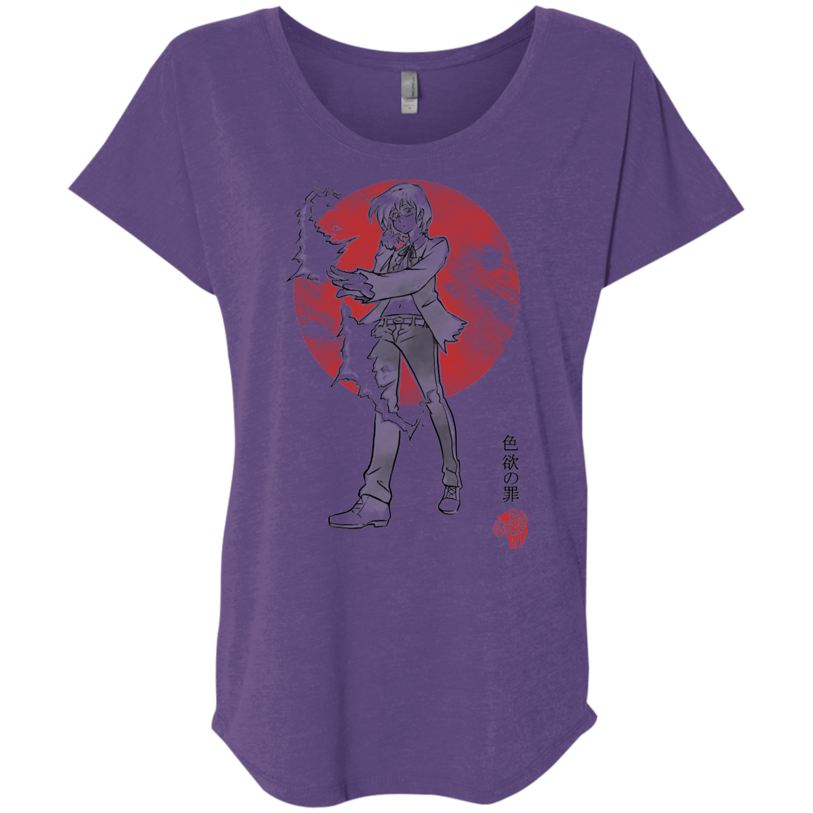 T-Shirts Purple Rush / X-Small Goat Lust Triblend Dolman Sleeve