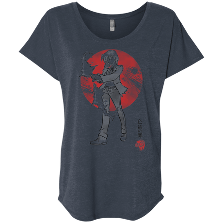 T-Shirts Vintage Navy / X-Small Goat Lust Triblend Dolman Sleeve