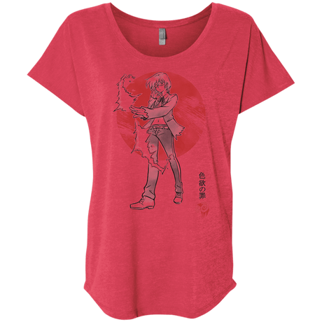 T-Shirts Vintage Red / X-Small Goat Lust Triblend Dolman Sleeve