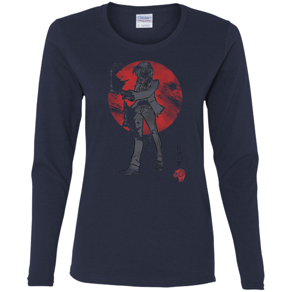 T-Shirts Navy / S Goat Lust Women's Long Sleeve T-Shirt