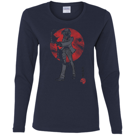 T-Shirts Navy / S Goat Lust Women's Long Sleeve T-Shirt