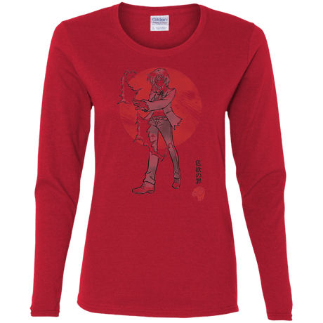 T-Shirts Red / S Goat Lust Women's Long Sleeve T-Shirt