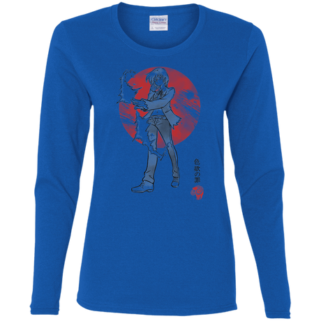 T-Shirts Royal / S Goat Lust Women's Long Sleeve T-Shirt