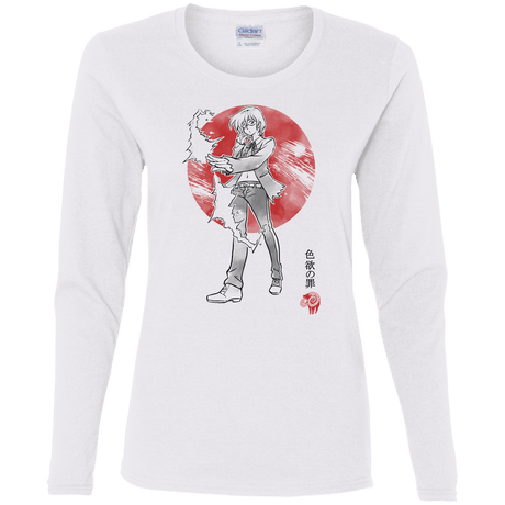T-Shirts White / S Goat Lust Women's Long Sleeve T-Shirt