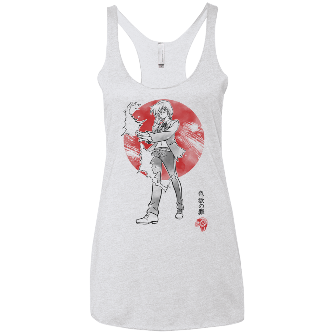 T-Shirts Heather White / X-Small Goat Lust Women's Triblend Racerback Tank