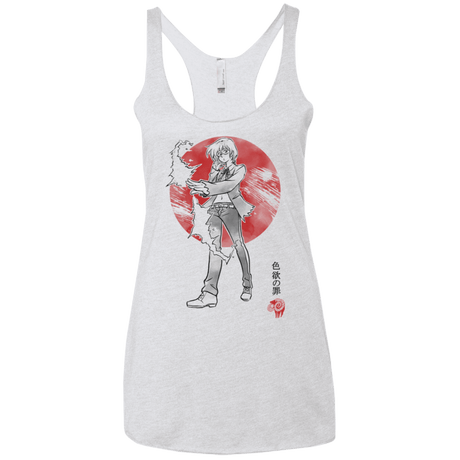 T-Shirts Heather White / X-Small Goat Lust Women's Triblend Racerback Tank