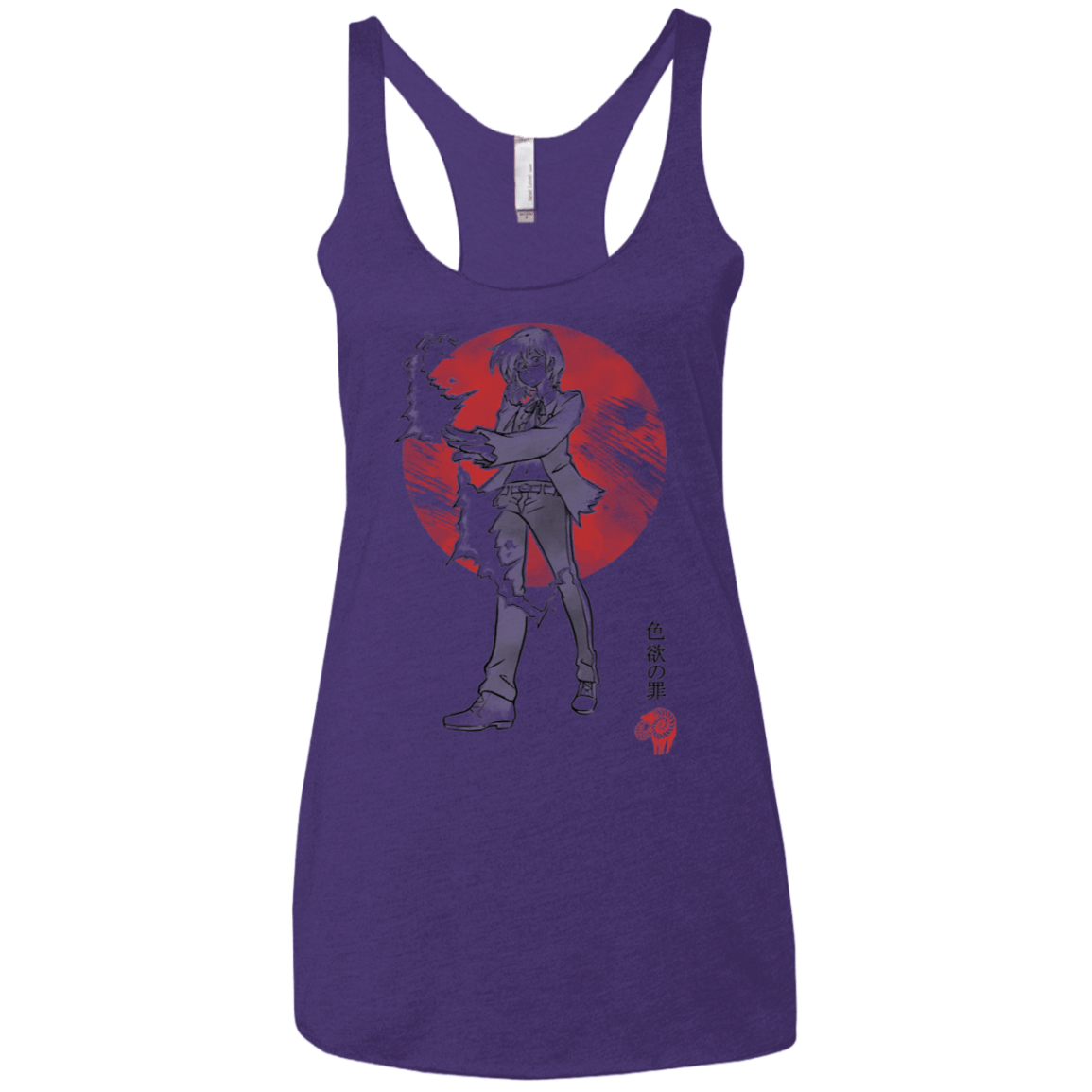 T-Shirts Purple Rush / X-Small Goat Lust Women's Triblend Racerback Tank