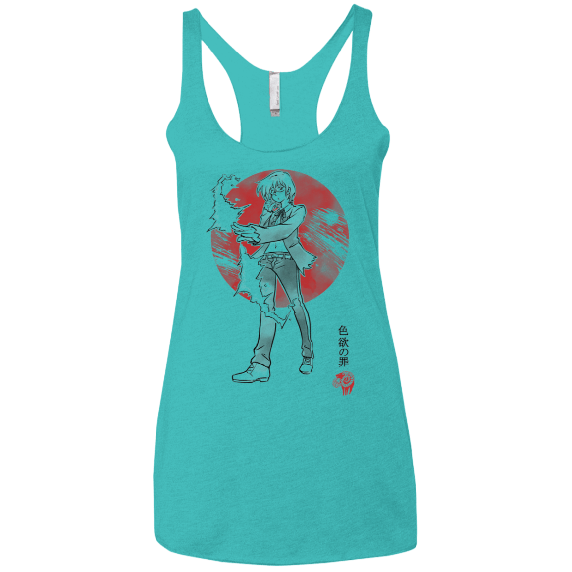 T-Shirts Tahiti Blue / X-Small Goat Lust Women's Triblend Racerback Tank
