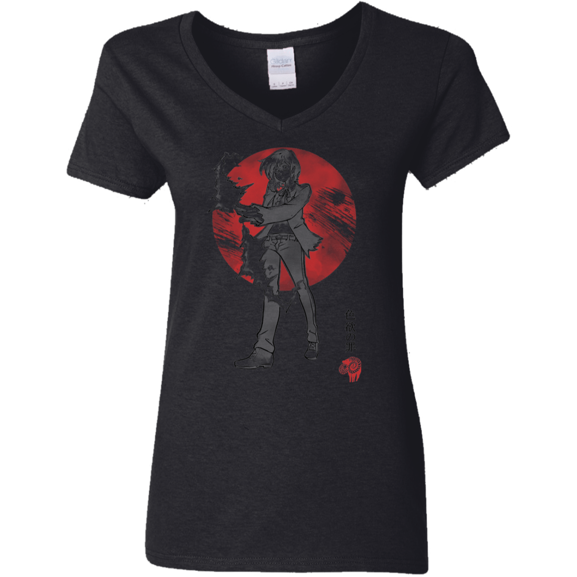 T-Shirts Black / S Goat Lust Women's V-Neck T-Shirt