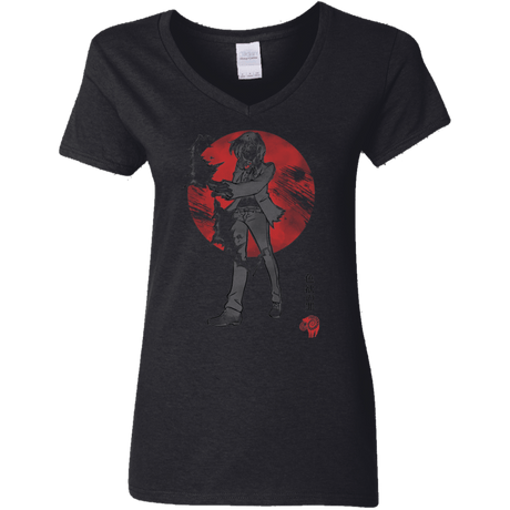 T-Shirts Black / S Goat Lust Women's V-Neck T-Shirt