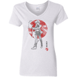 T-Shirts White / S Goat Lust Women's V-Neck T-Shirt