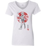 T-Shirts White / S Goat Lust Women's V-Neck T-Shirt