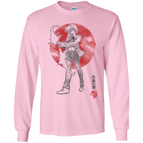 T-Shirts Light Pink / YS Goat Lust Youth Long Sleeve T-Shirt