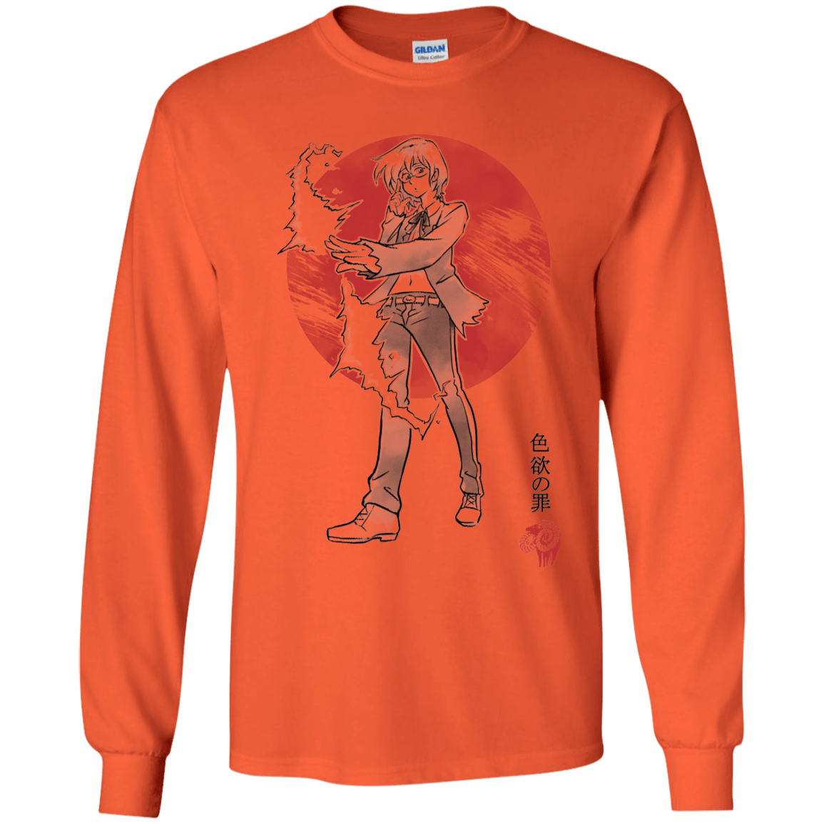 T-Shirts Orange / YS Goat Lust Youth Long Sleeve T-Shirt