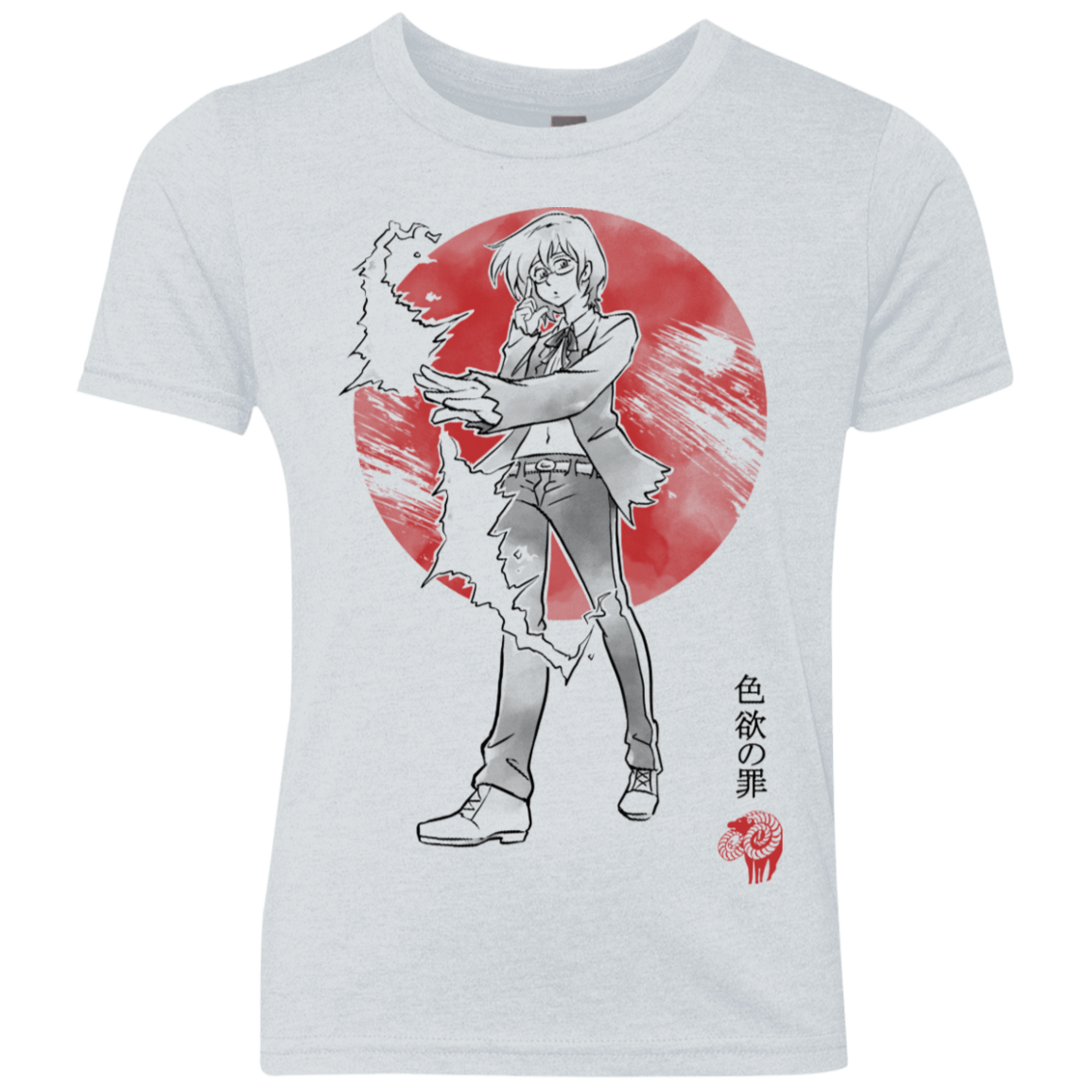 T-Shirts Heather White / YXS Goat Lust Youth Triblend T-Shirt