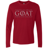 T-Shirts Cardinal / Small GOAT Men's Premium Long Sleeve