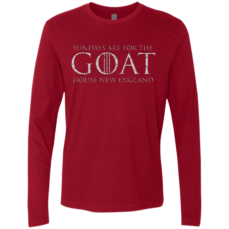T-Shirts Cardinal / Small GOAT Men's Premium Long Sleeve