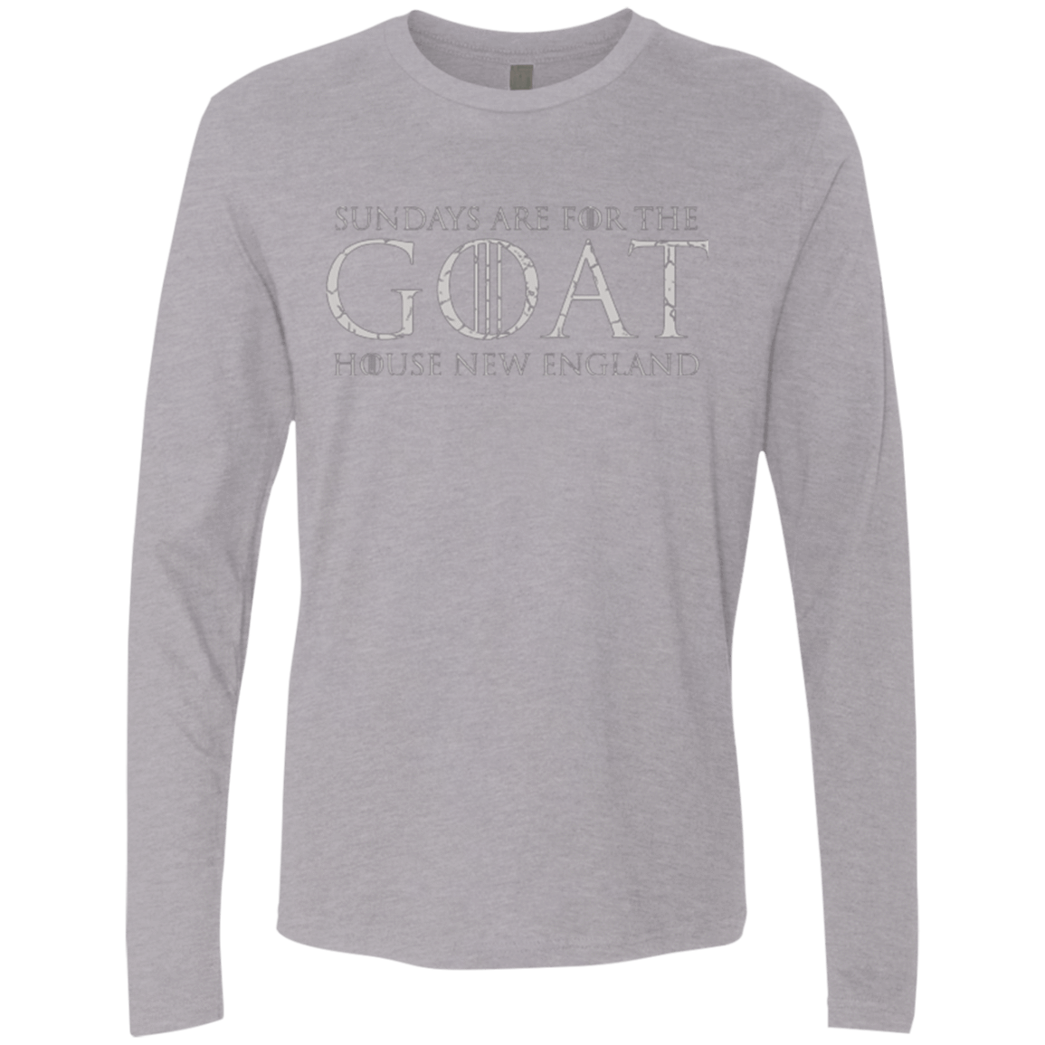 T-Shirts Heather Grey / Small GOAT Men's Premium Long Sleeve