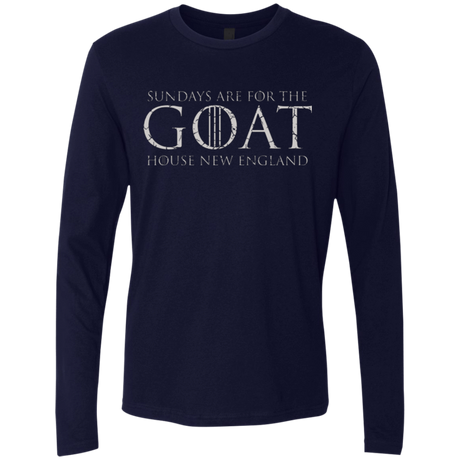T-Shirts Midnight Navy / Small GOAT Men's Premium Long Sleeve