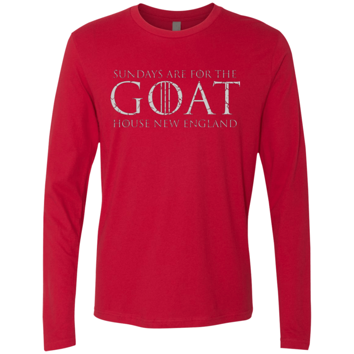 T-Shirts Red / Small GOAT Men's Premium Long Sleeve