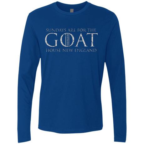 T-Shirts Royal / Small GOAT Men's Premium Long Sleeve