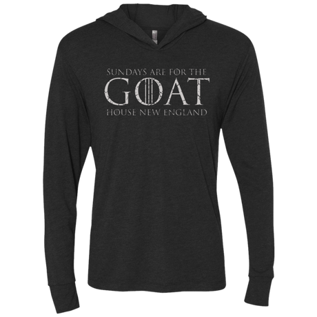 T-Shirts Vintage Black / X-Small GOAT Triblend Long Sleeve Hoodie Tee