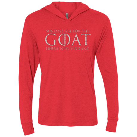 T-Shirts Vintage Red / X-Small GOAT Triblend Long Sleeve Hoodie Tee