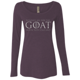 T-Shirts Vintage Purple / Small GOAT Women's Triblend Long Sleeve Shirt
