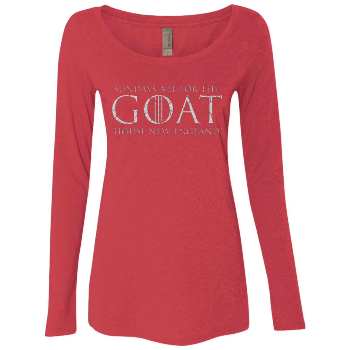 T-Shirts Vintage Red / Small GOAT Women's Triblend Long Sleeve Shirt