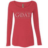 T-Shirts Vintage Red / Small GOAT Women's Triblend Long Sleeve Shirt