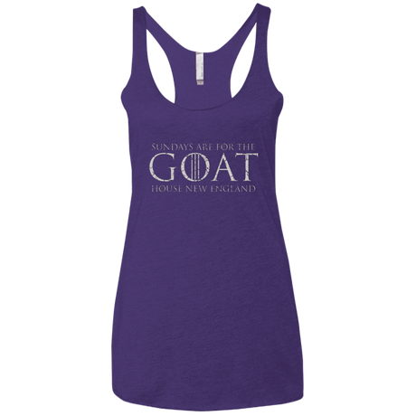 T-Shirts Purple / X-Small GOAT Women's Triblend Racerback Tank