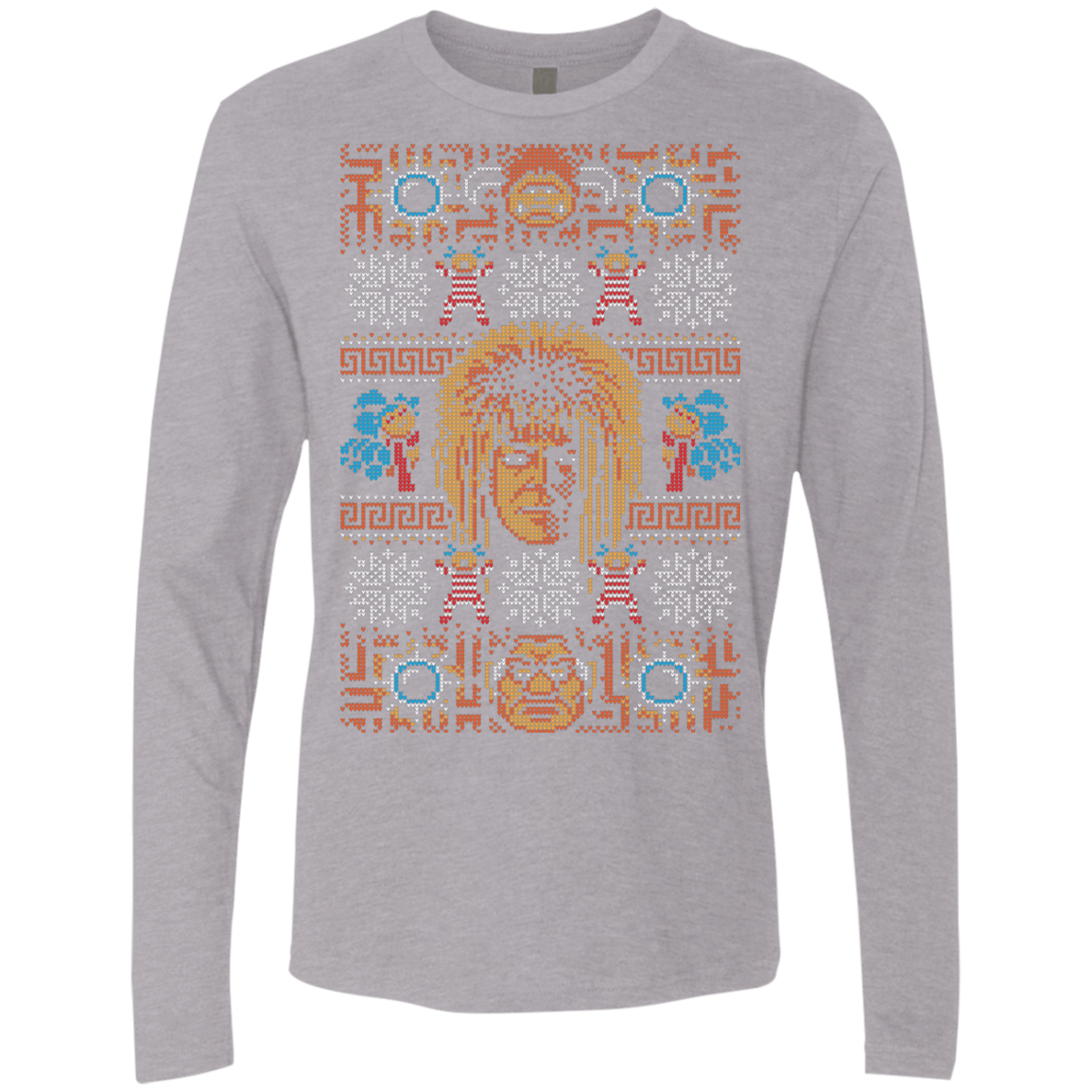T-Shirts Heather Grey / Small Goblin Christmas Men's Premium Long Sleeve