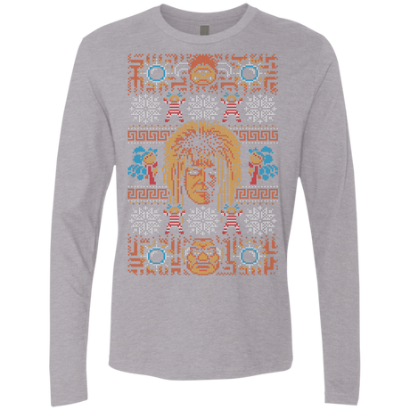 T-Shirts Heather Grey / Small Goblin Christmas Men's Premium Long Sleeve