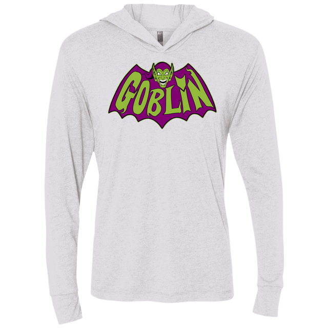 T-Shirts Heather White / X-Small Goblin Triblend Long Sleeve Hoodie Tee