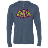 T-Shirts Indigo / X-Small Goblin Triblend Long Sleeve Hoodie Tee