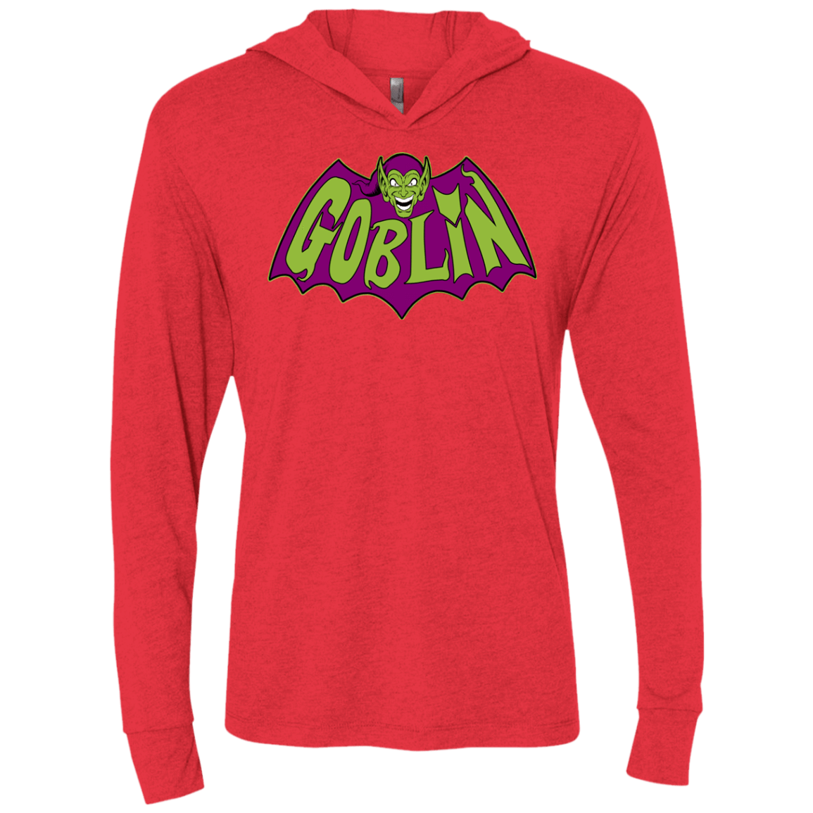 T-Shirts Vintage Red / X-Small Goblin Triblend Long Sleeve Hoodie Tee